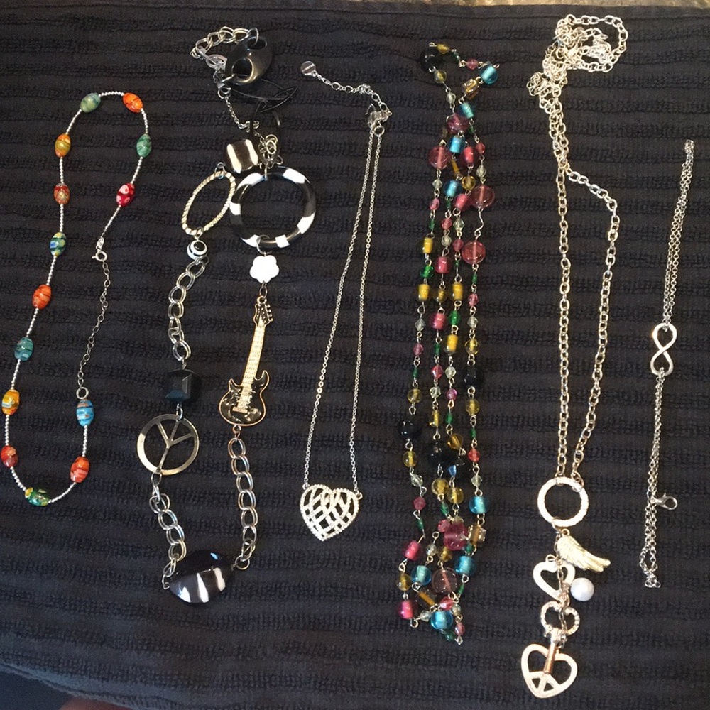 Preteen or Teen Necklaces and Anklet